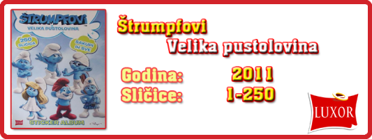 Strumpfovi Velika pustolovina (Luxor)